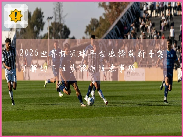 2026世界杯买球平台选择前新手需了解的下注步骤与注意事项