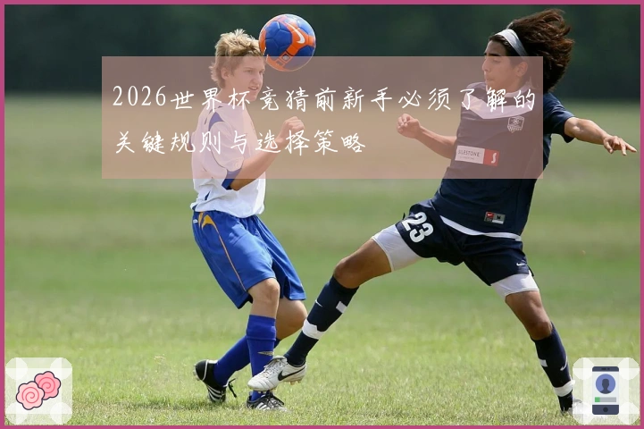 2026世界杯竞猜前新手必须了解的关键规则与选择策略