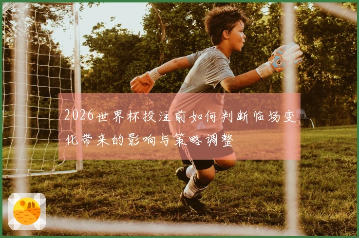 2026世界杯投注前如何判断临场变化带来的影响与策略调整
