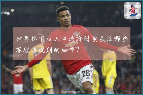 世界杯下注入口选择时要关注哪些赛程与规则的细节？