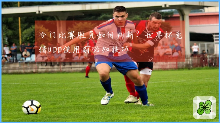 冷门比赛胜负如何判断？世界杯竞猜app使用前必知技巧