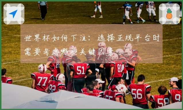 世界杯如何下注：选择正规平台时需要考虑哪些关键因素